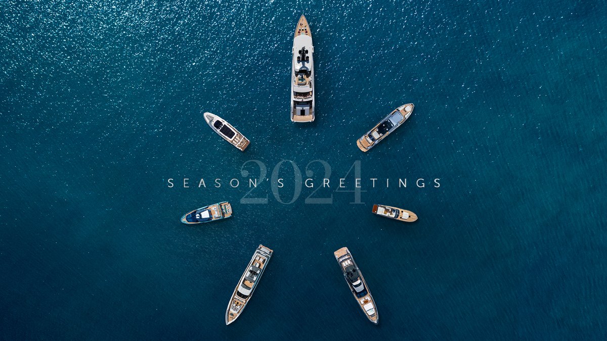 Ferretti Group wishes you a joyful and enriching festive season with calm seas ahead for 2024.

#FerrettiGroup #KeepBuildingDreams #ProudToBeItalian 🇮🇹 #MadeInItaly 
ow.ly/Svlz50QlKMs