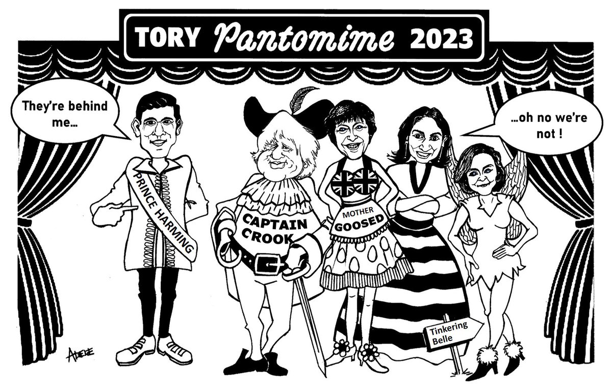 Seasons Greetings to an inspirational cartoon community and power to your pens in 2024!

Here’s my cartoon card #ToryPanto 

<a href="/mortenmorland/">Morten Morland</a> <a href="/Banxcartoons/">Banx</a> <a href="/GraemeBandeira/">Graeme Bandeira</a> <a href="/GoddardBooks/">Clive Goddard</a> <a href="/godfreychurch/">Guy Venables</a> <a href="/roystoncartoons/">Royston</a> <a href="/thesquiggleking/">Squiggle King</a> @jonesycartoons @sausageonstick <a href="/The_ZoomComic/">Zoom Rockman</a>