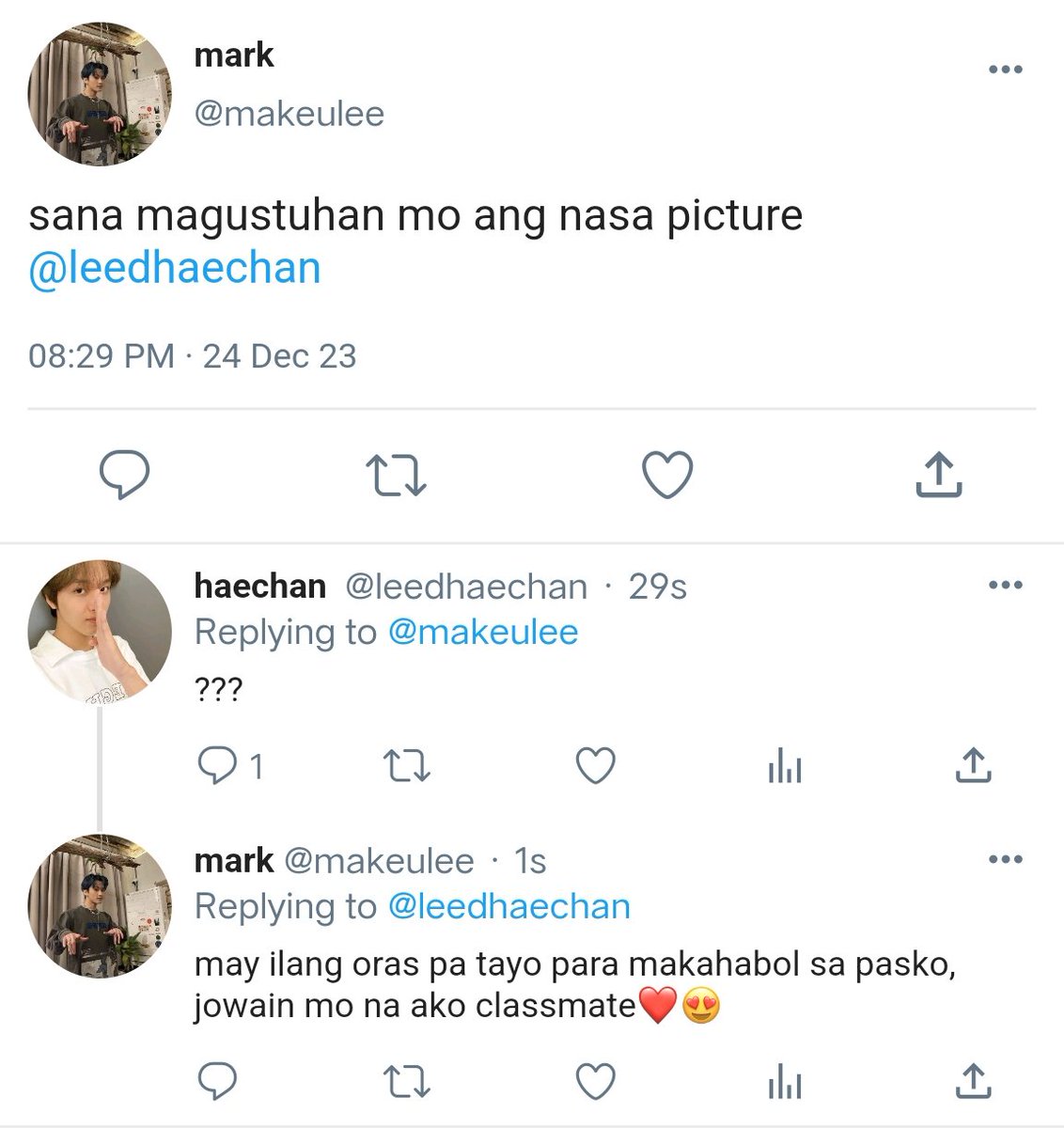 slvrcascade's tweet photo. —regalo
#mahae / #marhyuck one tweet au https://t.co/jusYMmiQPl