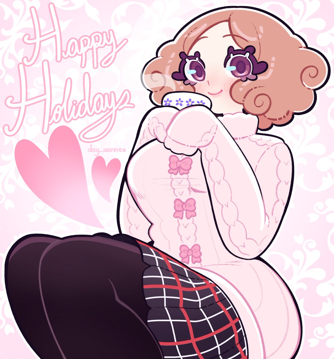 day_aannee's tweet photo. Happy Holidays from Haru 💗

#P5 #Persona5 #HaruOkumura #AtlusFaithful https://t.co/ZhPNTgn3ZL