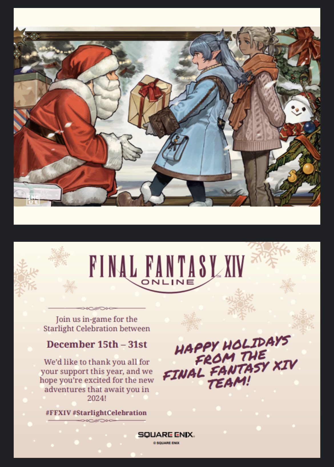 Ffxiv Christmas 2024 Event Vinni Jessalin
