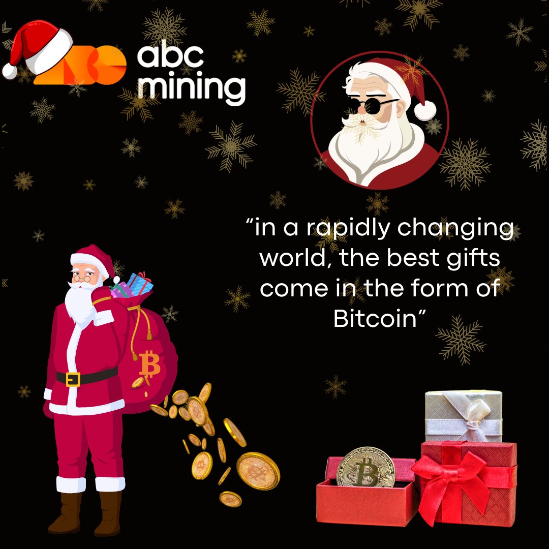 abcmining_eu's tweet photo. We wish you a Merry Christmas.🎄🎁If someone needs a gift just go to ABC Mining
#Christmas #cloudmining #bitcoin https://t.co/lOlDn3B6hI