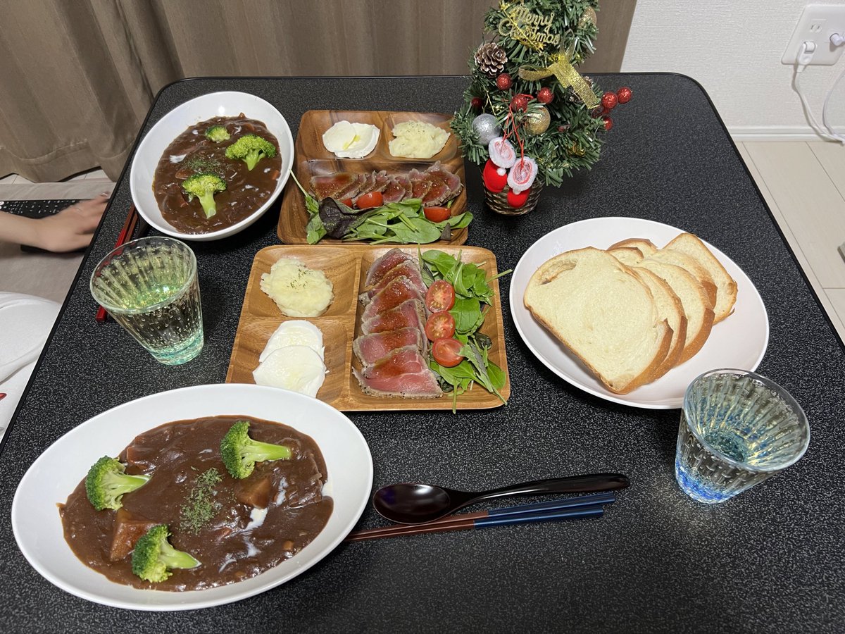 ローストビーフ生焼けだったから明日が楽しみ😊