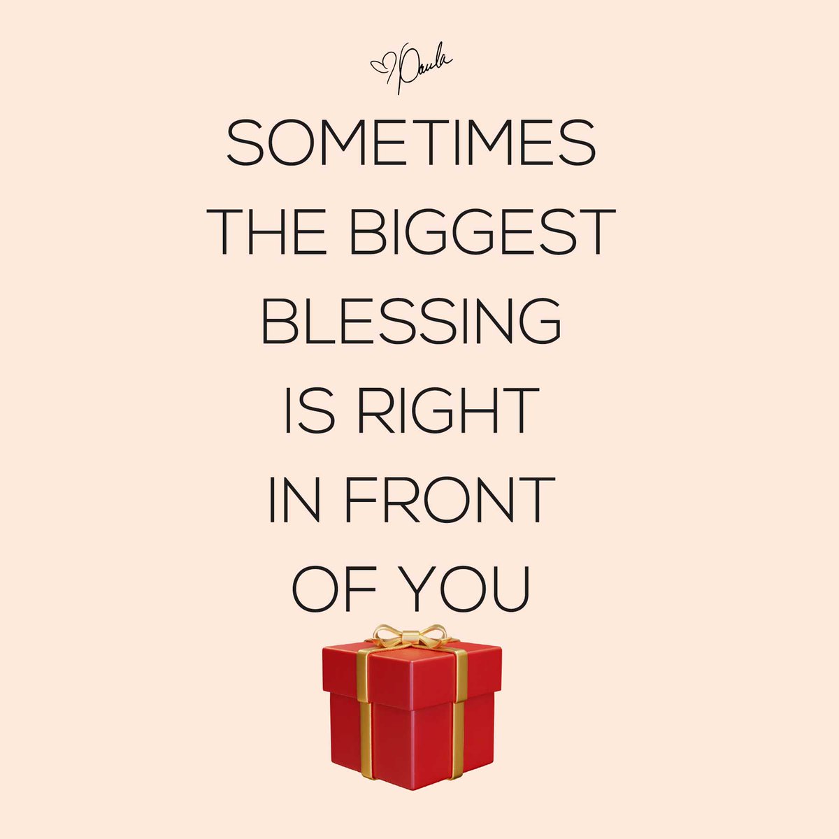 Paula_White's tweet image. Sometimes the biggest blessing is right in front of you... Ask God for discernment- to open your eyes!