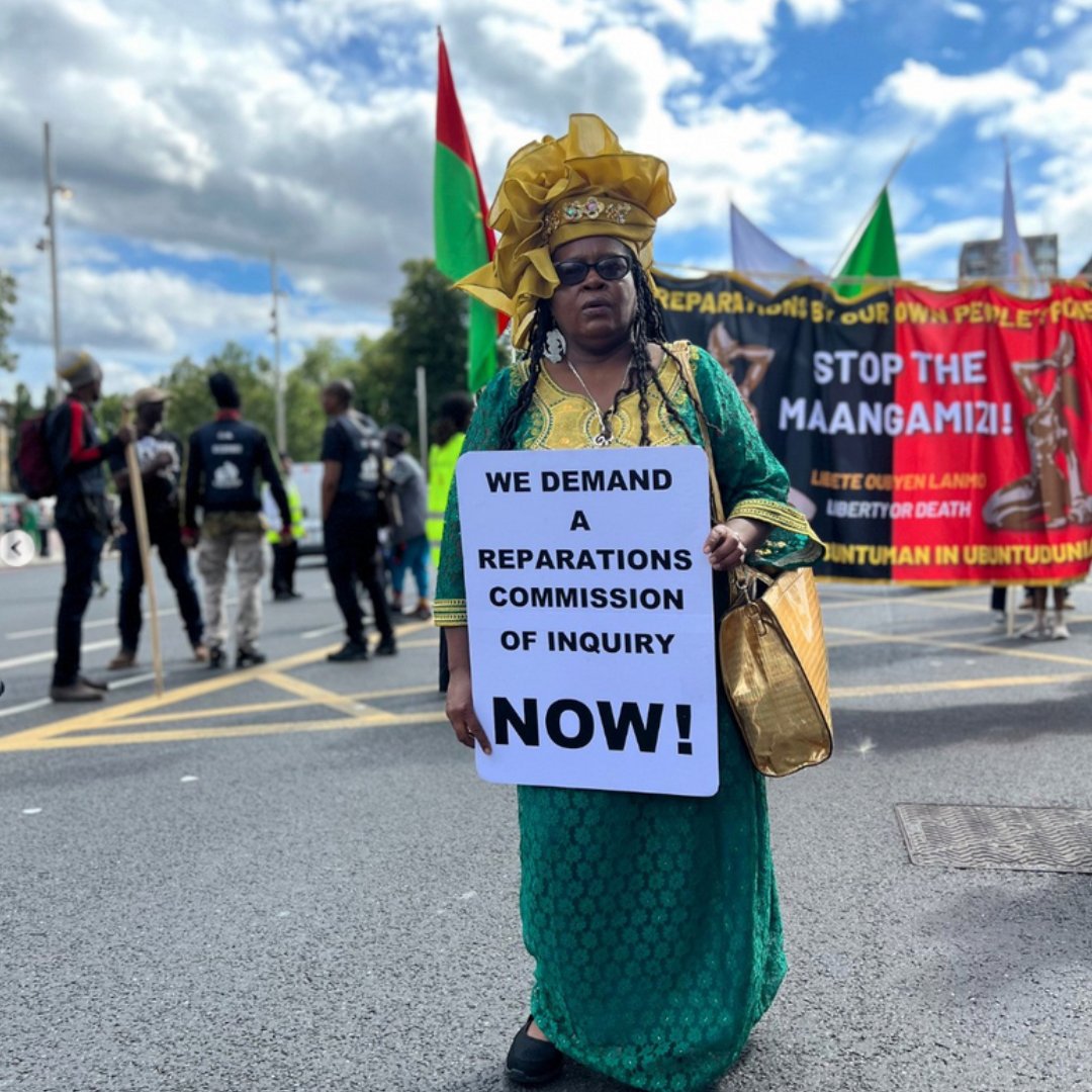 #Maangamizi is Swahili & refers to the African holocaust by colonists who claimed they owned the people & resources of countries across Africa. Follow @reparationmarch @stopthemaangamizi @afrikanconnex @ayaafrikanlearning @ubuntudunia