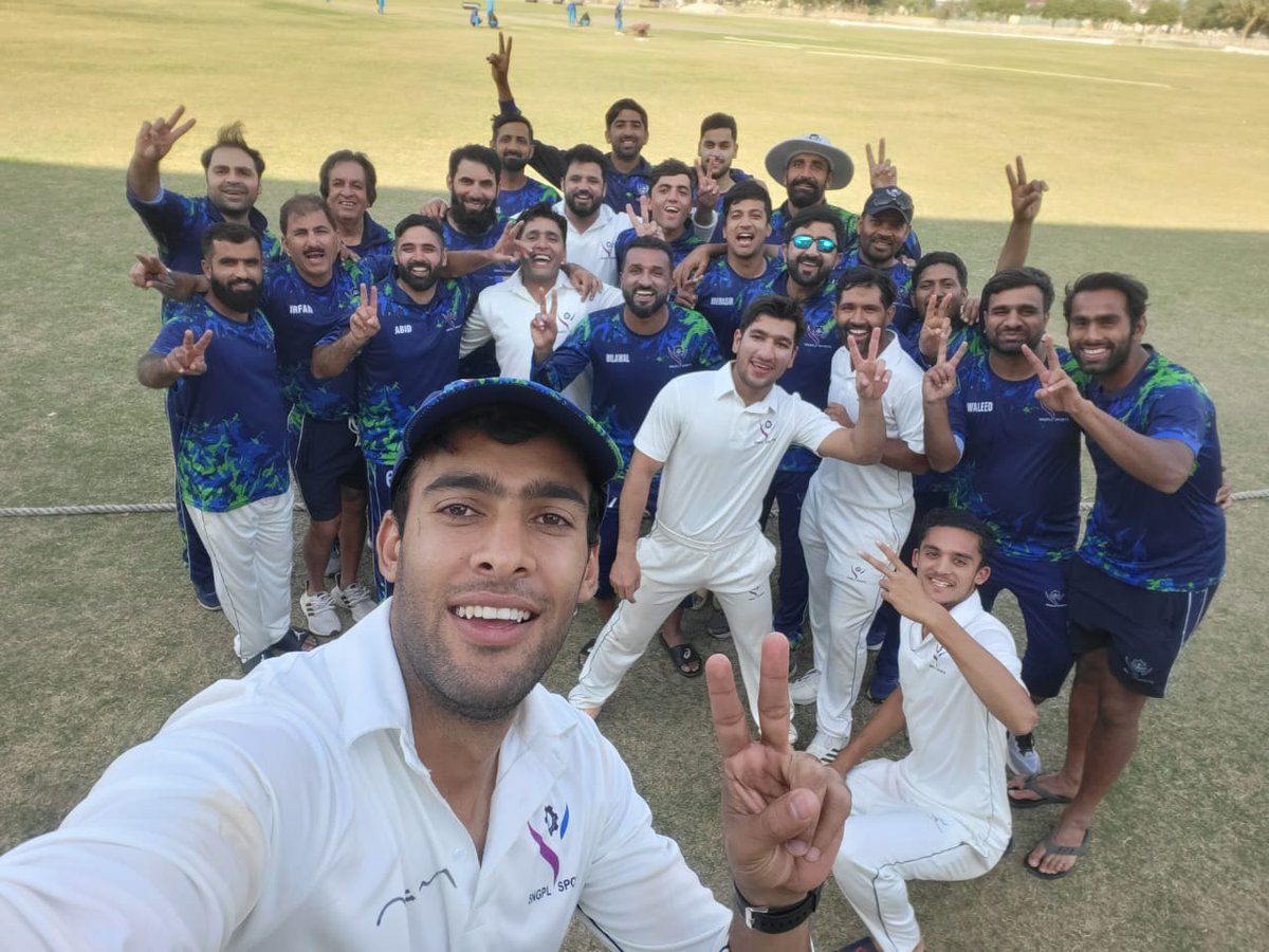 Alhamdulillah first victory for SNGPL 

#abbasafridi #domesticcricket #sngpl