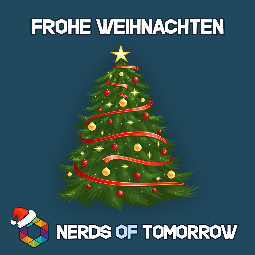 NerdsOT's tweet photo. Das Team der Nerds Of Tomorrow wünscht frohe Weihnachten und eine besinnliche Zeit im Kreise eurer Liebsten! 
Möge dieses Fest voller Freude, Wärme und unvergesslicher Momente sein. 🎄🌟 https://t.co/KStx3nUat2