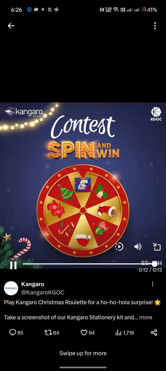 TrAnilkumar1995's tweet image. #KGOC 
#StaySorted
#ContestAlert
#Christmas2023 
@KangaroKGOC