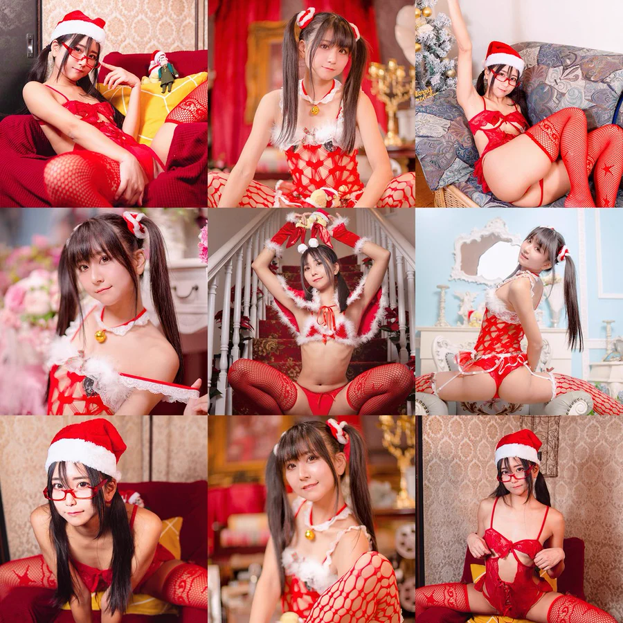 Asian girl Christmas costume