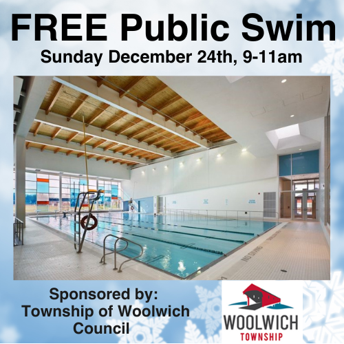 Woolwichupdates's tweet image. Bring your family and friends for a FREE public skate or swim at the Woolwich Memorial Centre! 

Thank you to our sponsors: Elmira Insurance Brokers Limited &amp;amp; Township of Woolwich Council