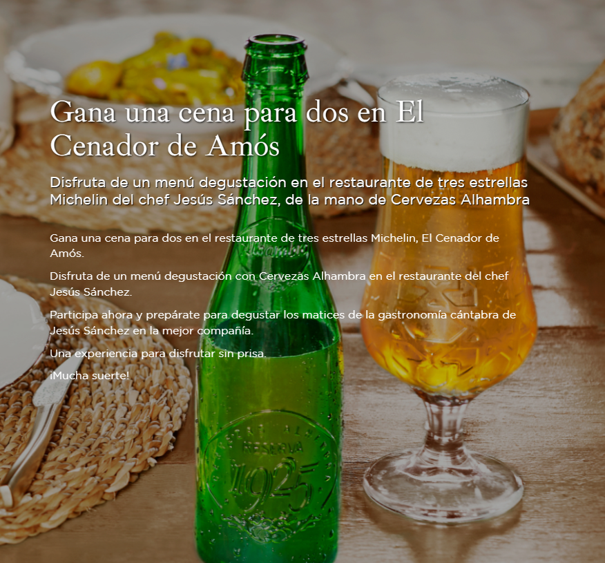 Gana una cena para dos en El Cenador de Amós con @cervezasalhambra 🍺
🪙 Entra en monichollos.es y te contamos cómo participar 🪙

monichollos.es/gana-una-cena-…
#NavidadSinPrisa @cenadordeamos #CervezasAlhambra
