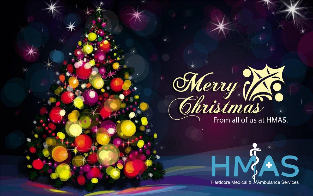 From all of us at HMAS to all our patients, clients, partners and friends we hope you all have a great festive period. 
Not forgetting of course our amazing staff. We have around 30 vehicle deployments in the next week. Stay safe everyone. 
#TeamHMAS #CQCRatedGood #HoHoHo