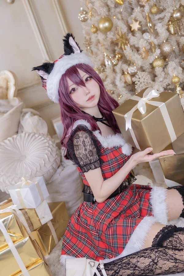 Asian girl Christmas costume