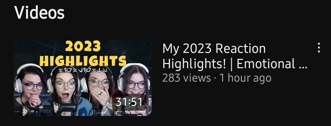 New video is live! Check out my reaction highlights from 2023 🎉 Thank u for all the support as always across all platforms. You guys are the best 🫶 youtu.be/MdHYW3Vol1o?si…