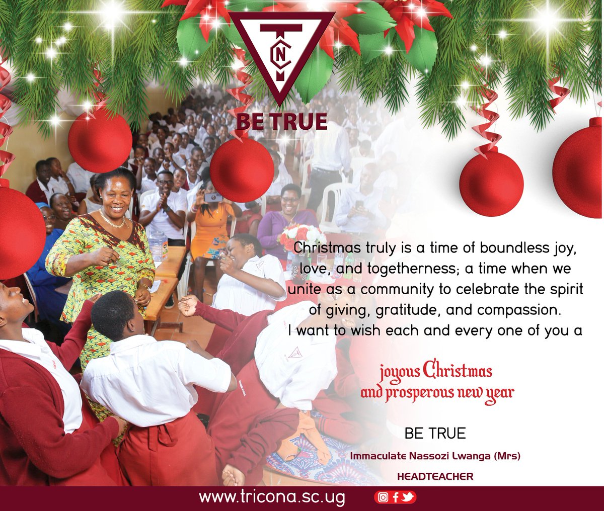 Merry Christmas to each and every one of you.

<a href="/TRICONAOfficial/">Trinity College Nabbingo</a> 
<a href="/Educ_SportsUg/">Ministry of Education and Sports - Uganda</a> 
<a href="/ugcatholics/">Ugandan Catholics Online</a>

#BeTrue