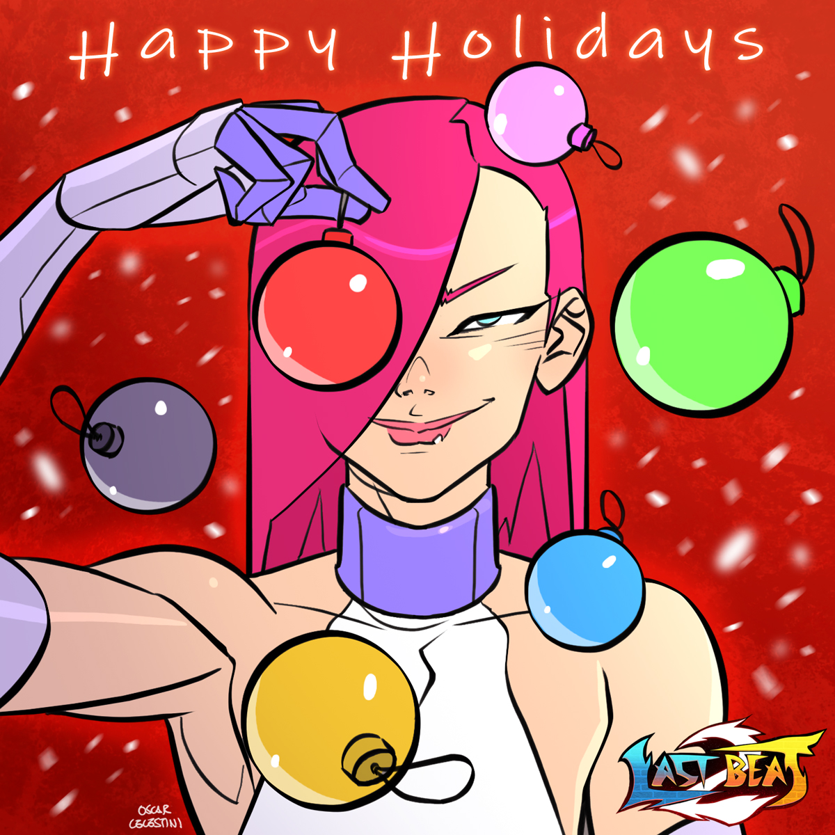OscarCelestini's tweet photo. Happy Holidays! #lastbeat #lastbeat2 #indiegame #beatemup #merryxmas #xmas2023 #buonnatale #natale2023 #christmas #BuonNatale #BuoneFeste https://t.co/1iWl6hpvyi