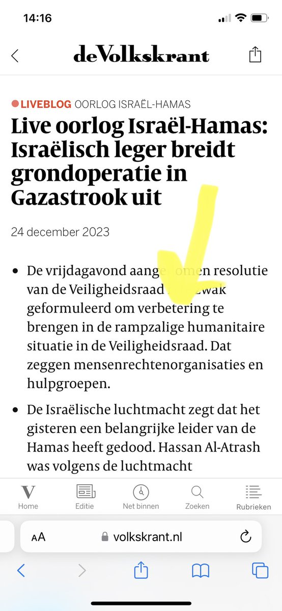 Ook dat nog 😄 Rampzalige humanitaire situatie in de Veiligheidsraad <a href="/volkskrant/">de Volkskrant</a>