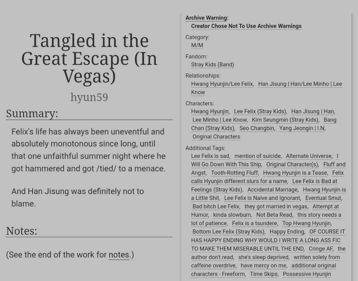 _hyunbokkie's tweet photo. °• Tangled in the Great Escape (In Vegas) •°

♪ special chapter
♪ major time skip
♪ the end

https://t.co/mIbzixBkru https://t.co/T3I8YveWuC