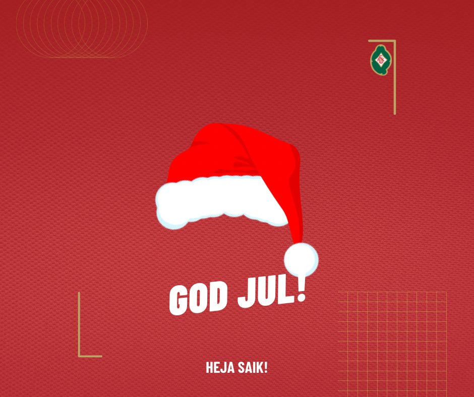 skovdeaik's tweet photo. 🎄 | God Jul önskar vi alla medlemmar, sponsorer, supportrar och alla ni andra där ute i stugorna. 

🔴⚪️ https://t.co/AlU6720WzI
