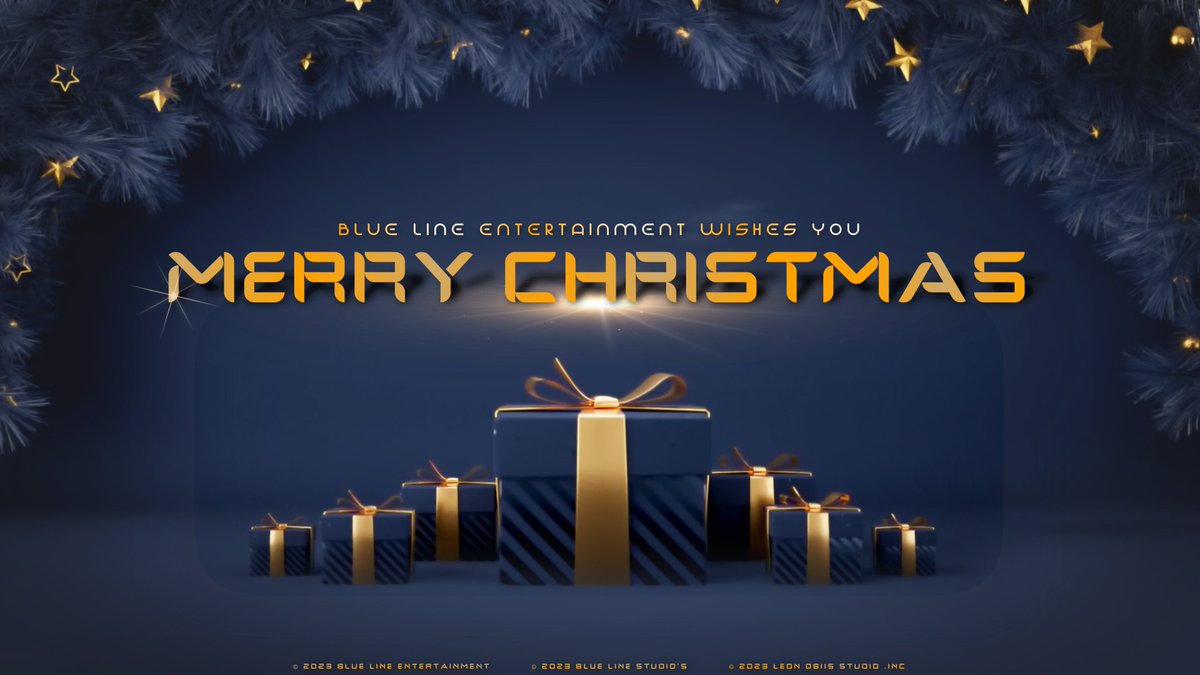 Blue_Line_INC's tweet photo. Hello everyone

The Blue Line Entertainment team wishes you all a Merry Christmas and a wonderful Christmas party. 🎄❄
We are already looking forward to diving into new projects with you that we have planned for next year. https://t.co/6HIGz437s7