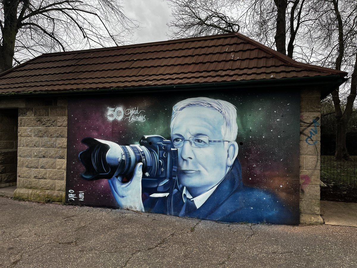 NYCES_'s tweet photo. Celebrating 50years of @PTdavidlowndes2 🙌🏻 A special thanks to Carly from @peterboroughtel who instigated the idea and @PeterboroughCC for the location. Painted in around 4-4.5hrs, spraycans only #streetart #streetartshire #nathanmurdoch #davidlowndes #peterborough #handpainted https://t.co/FycJa91OUQ