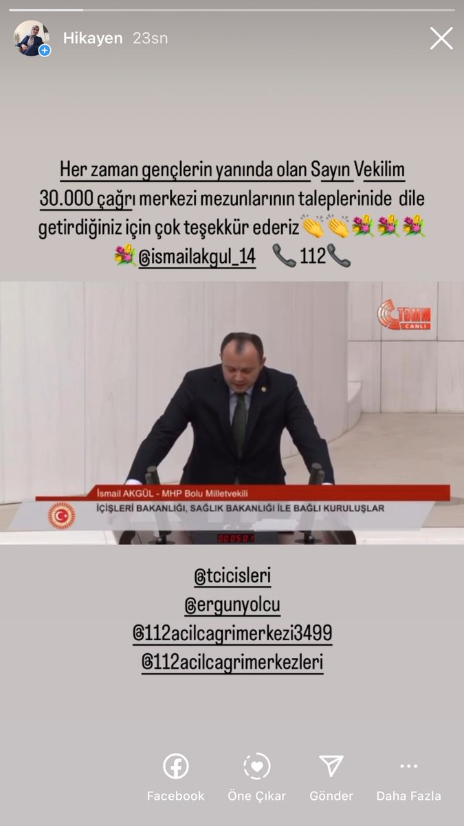 112 çağrı (@heyvvuronya) on Twitter photo 30 bin Çağrı Merkezi Hizmetleri Bölüm mezunu ve 112 Acil Çağrı Merkezi çalışanların taleplerini dile getirdiğiniz için çok teşekkür ederiz.☺️👏
<a href="/ismakgul14/">İsmail Akgül</a>
<a href="/AliYerlikaya/">Ali Yerlikaya</a>
<a href="/TC_icisleri/">T.C. İçişleri Bakanlığı</a>
<a href="/ergunyolcu/">Prof.Dr.Ergün Yolcu</a> 30 bin Çağrı Merkezi Hizmetleri Bölüm mezunu ve 112 Acil Çağrı Merkezi çalışanların taleplerini dile getirdiğiniz için çok teşekkür ederiz.☺️👏
<a href="/ismakgul14/">İsmail Akgül</a>
<a href="/AliYerlikaya/">Ali Yerlikaya</a>
<a href="/TC_icisleri/">T.C. İçişleri Bakanlığı</a>
<a href="/ergunyolcu/">Prof.Dr.Ergün Yolcu</a>