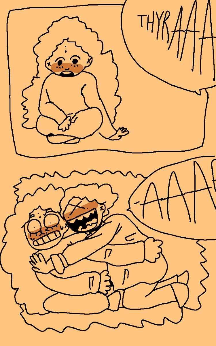 ToriGlory22's tweet photo. Quick comic abt Abraham/Thyra and her brother, Hassan, celebrating Christmas as children
#VINLAND_SAGA
#oc
#abraham
#thyra
#hassan https://t.co/f0AV8z8scG