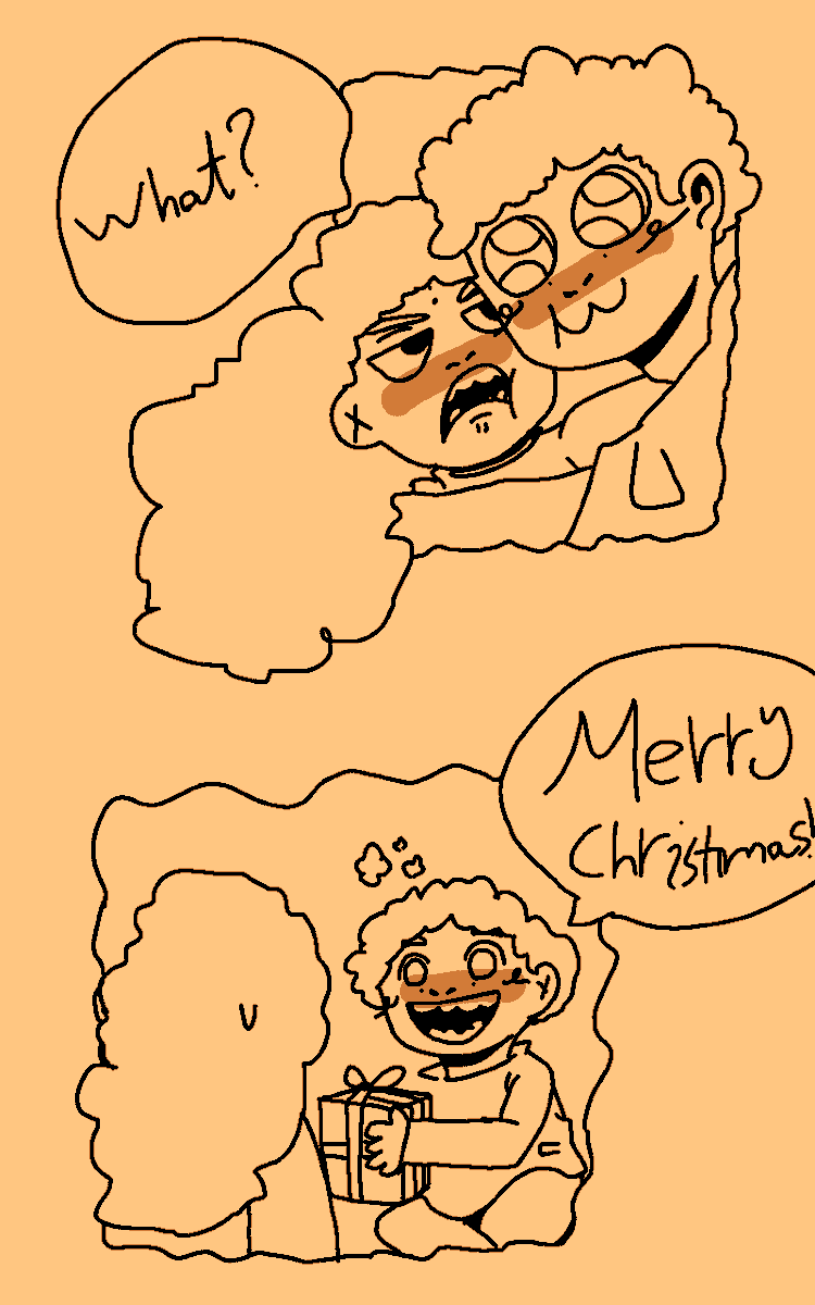 ToriGlory22's tweet photo. Quick comic abt Abraham/Thyra and her brother, Hassan, celebrating Christmas as children
#VINLAND_SAGA
#oc
#abraham
#thyra
#hassan https://t.co/f0AV8z8scG