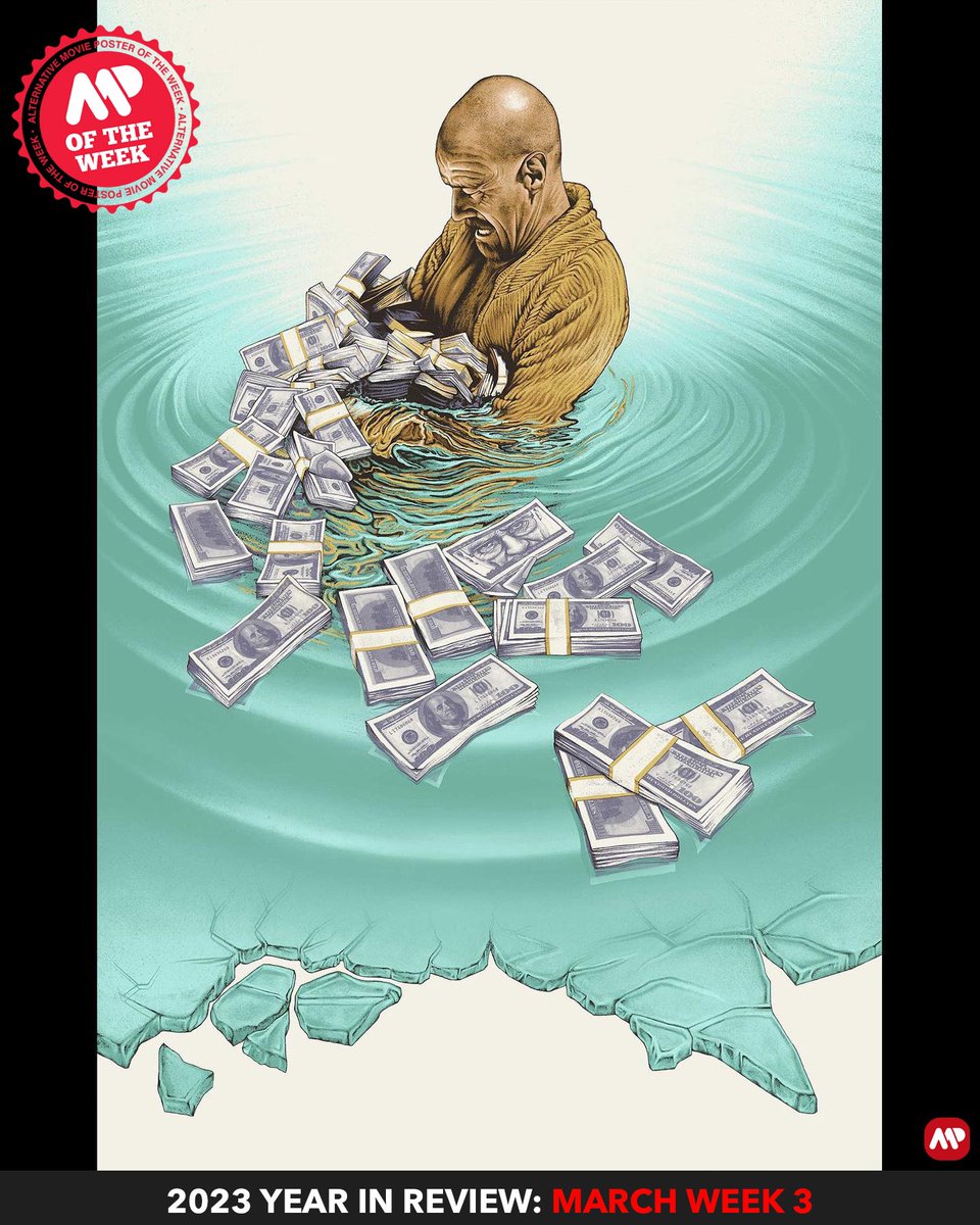 altmovieposters's tweet image. 2023 YEAR IN REVIEW: MARCH
(1 of 2)
WEEK 1. Trick &apos;r Treat by @saniose_art
WEEK 2. Silence of the Lambs by #PaulMann
WEEK 3. Breaking Bad @WoodheadArt

#alternativemovieposters
#ampoftheyear