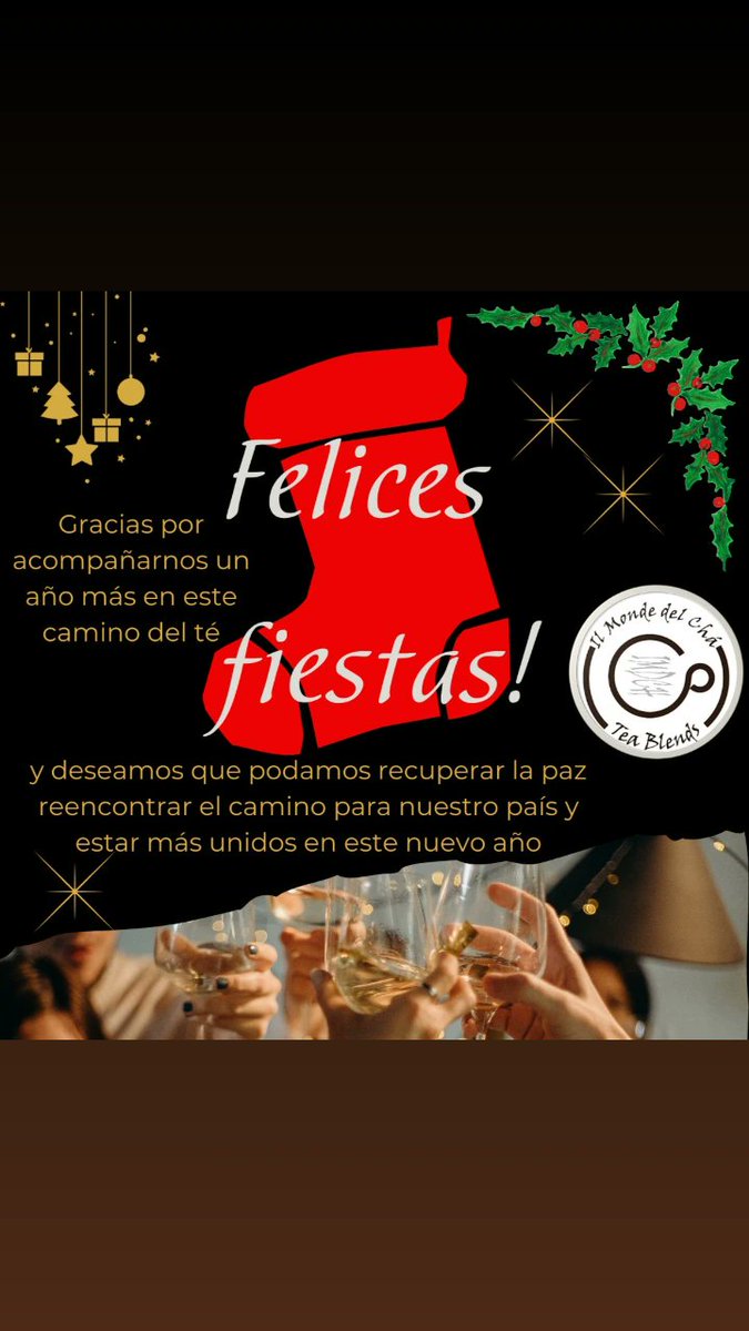 Felices fiestas amigos del té!