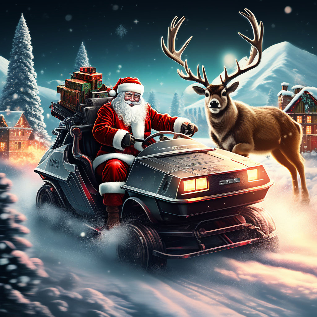 Dreaming of a 'DeLorean Wonderland' this Christmas! Wishing you a happy holiday season filled with joy, laughter, and unforgettable moments. May your days be merry and your rides be iconic! #DeLorean #HappyHolidays