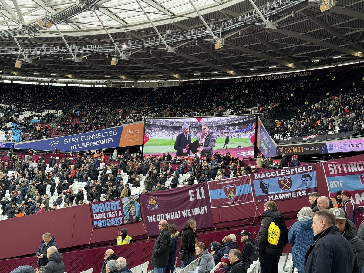 MTJAP flag debut on BBC Match of the day last night