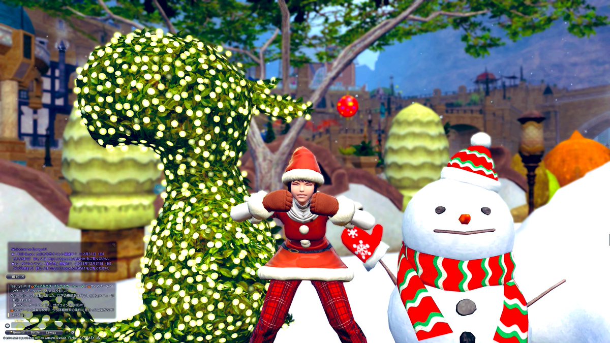 T_Majefisu's tweet photo. 🎅メリークリスマス🎄
チキン食べてますか〜‼️

#ff14 #egg https://t.co/A6sVAbfxk0