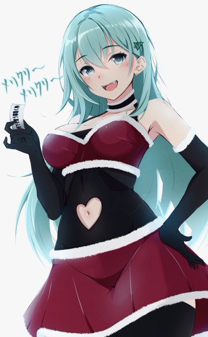 クリスマスプレゼントに何でも言う事聞いてくれる券をくれる鈴谷❤️ 