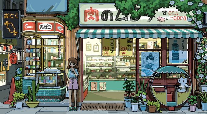 「storefront」 illustration images(Latest｜RT&Fav:50)