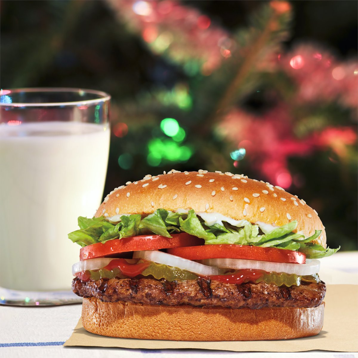 BurgerKing's tweet image. what are you leaving out for the holidays?