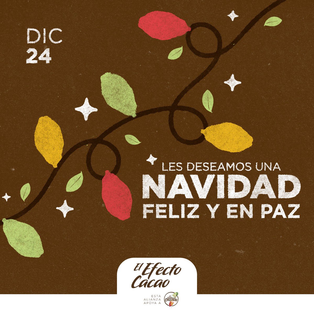 El Efecto Cacao les desea una Feliz Navidad. 🎄 Gracias por su confianza, por su lealtad y por el impacto transformador que juntos hemos logrado en el campo colombiano. ¡Sigamos sembrando sueños y cultivado esperanzas!❤️🍫 #FelizNavidad