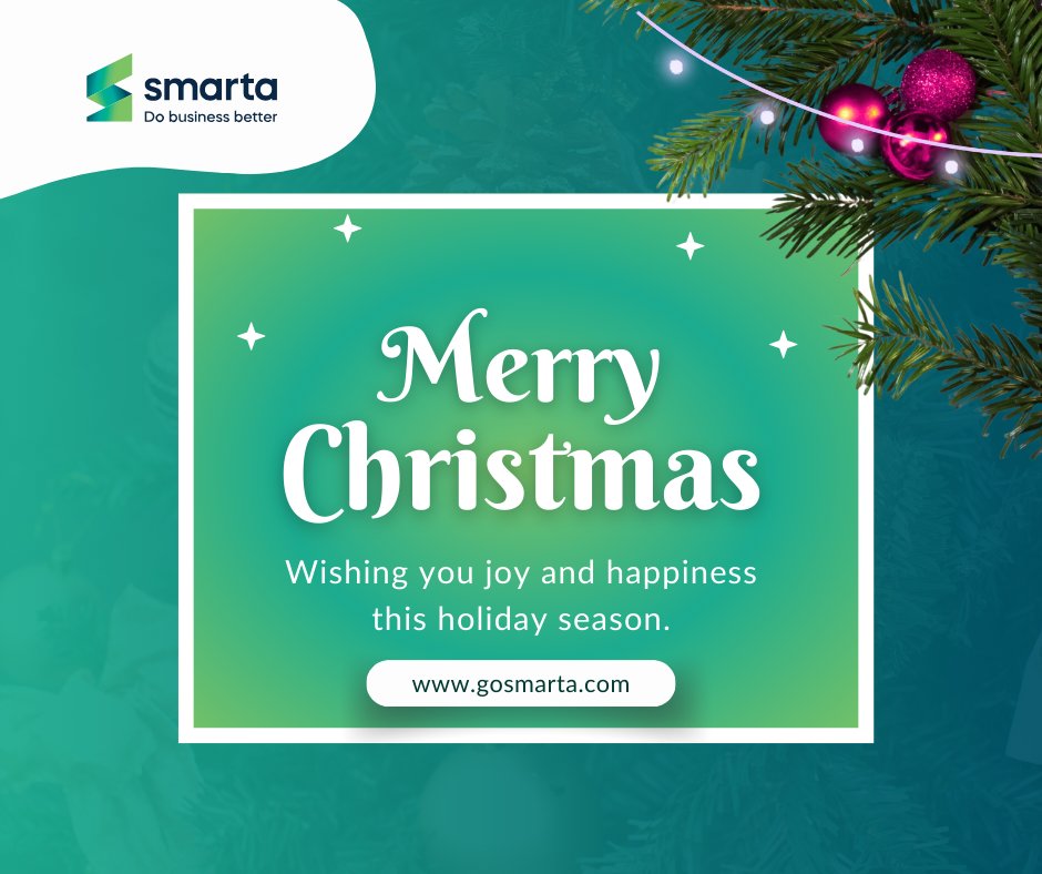 🌟 The festive season is here, and we're feeling jolly as ever! 🎅🤶 Team Smarta is taking a short break to indulge in some well-deserved relaxation, but we'll be back in the New Year with our continued support for entrepreneurs and SMEs at hubs.ly/Q02dHxcd0