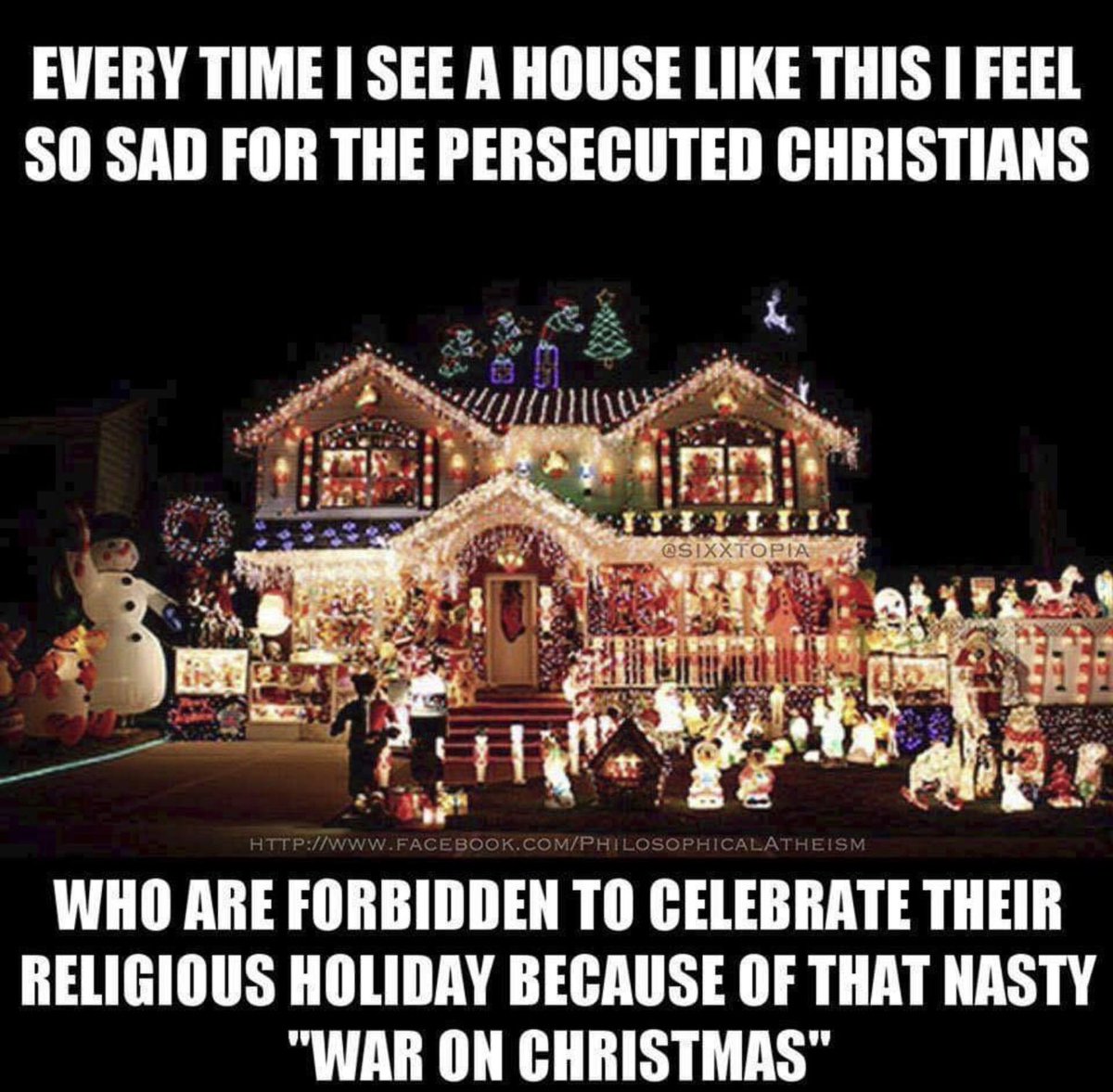 Their pain, unlike their assertion is real.  😂😂😂 the phoney #WarOnChristmas