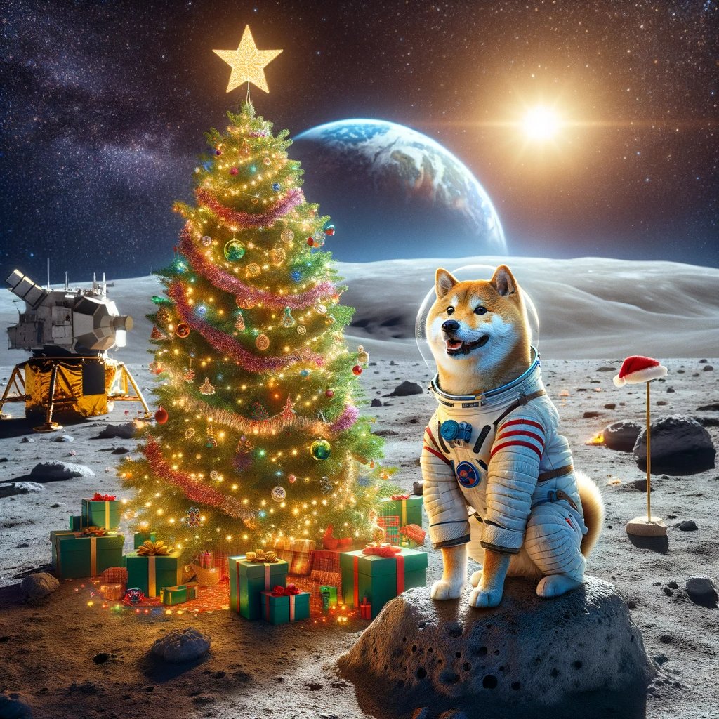 laika_org's tweet photo. Merry Christmas and Happy Holidays to all Laika cosmonauts! 🛰️🎄

Next year, we'll celebrate on the moon! 🚀🌙

#LaikasMoonMission https://t.co/YjREc8bGfh
