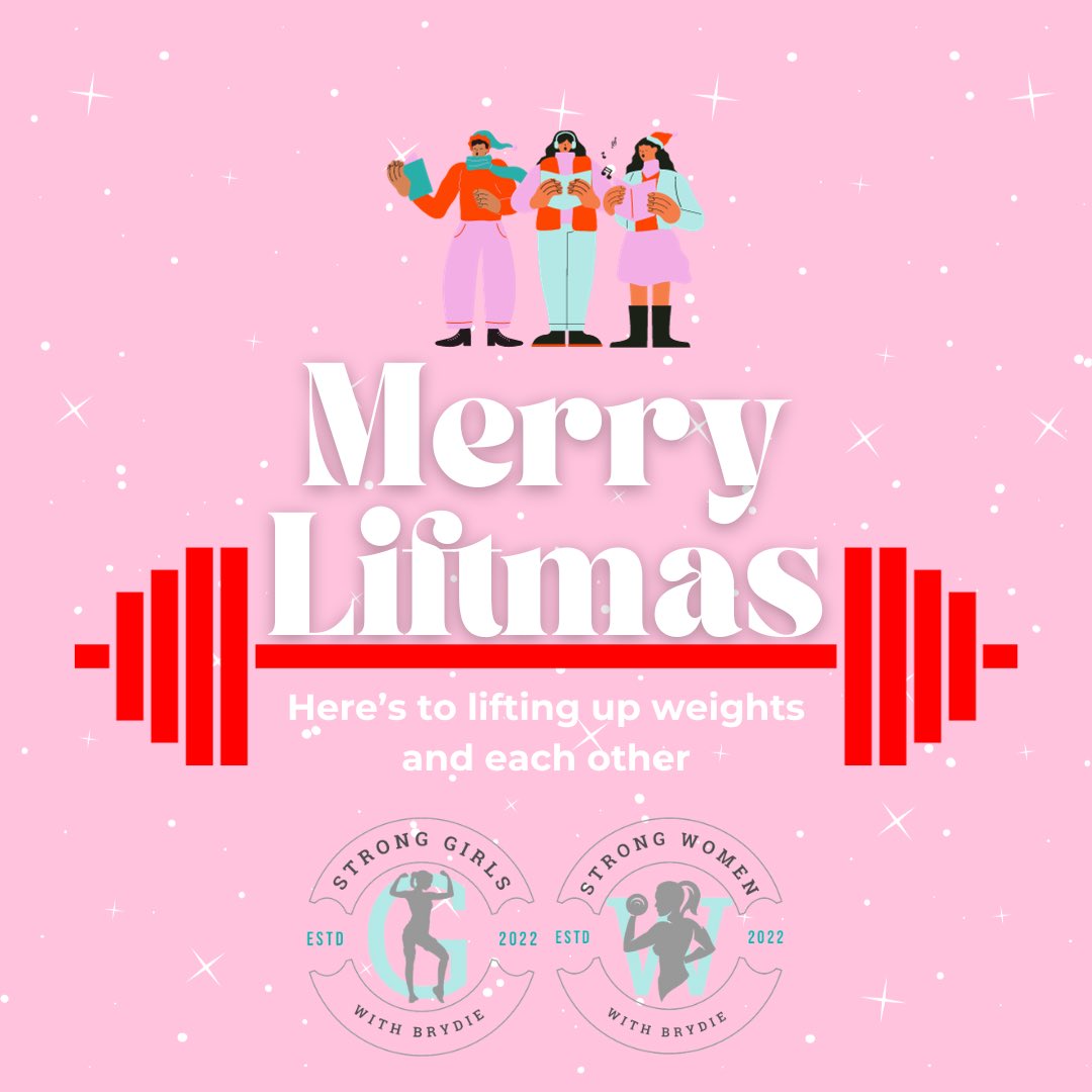 Wishing a very Merry Christmas to all the Strong Girls and Women 💞

Here’s to continuing with getting stronger and healthier in 2024, to friendships and support and to making it the best year yet for our bodies and minds. 

💞💪🏼
