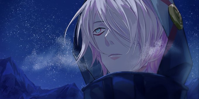 「blue eyes starry sky」 illustration images(Latest)｜4pages
