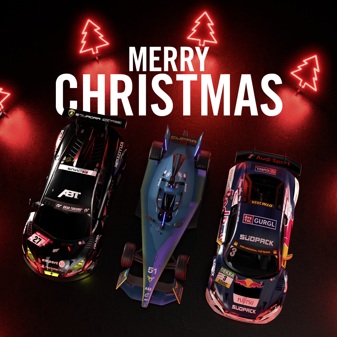 Merry Christmas from our ABT Motorsport family 🎄 #ABTSportsline #DTM #FormulaE #24hNBR