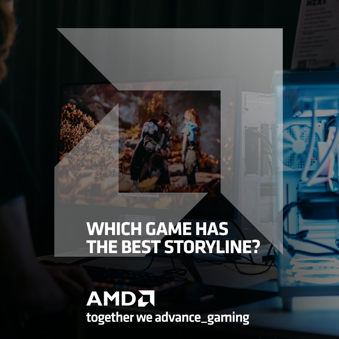 2023 has been a fantastic year for gaming, and storylines are getting richer, deeper and even more intriguing.
Which game has the best storyline, and why? 🤔 

#gaming #AMD