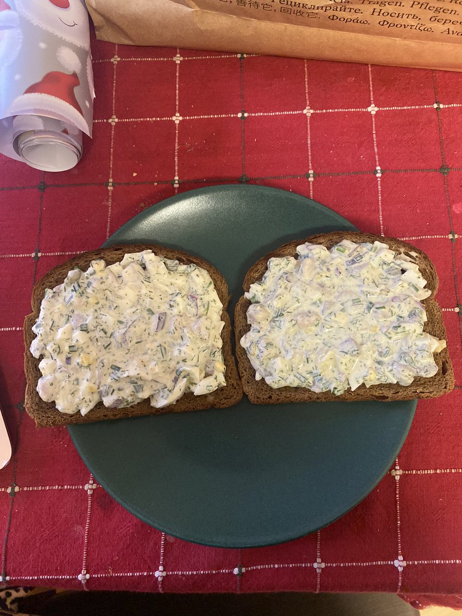 ITS CHRISTMAS IN SWEDEN GOD JUL OOMFIES ♥️♥️💗💕💕 Had my fav holiday breakfast teehee Christmas bread with swedish herring egg onion mix (gubbröra) 🦾🦾🦾