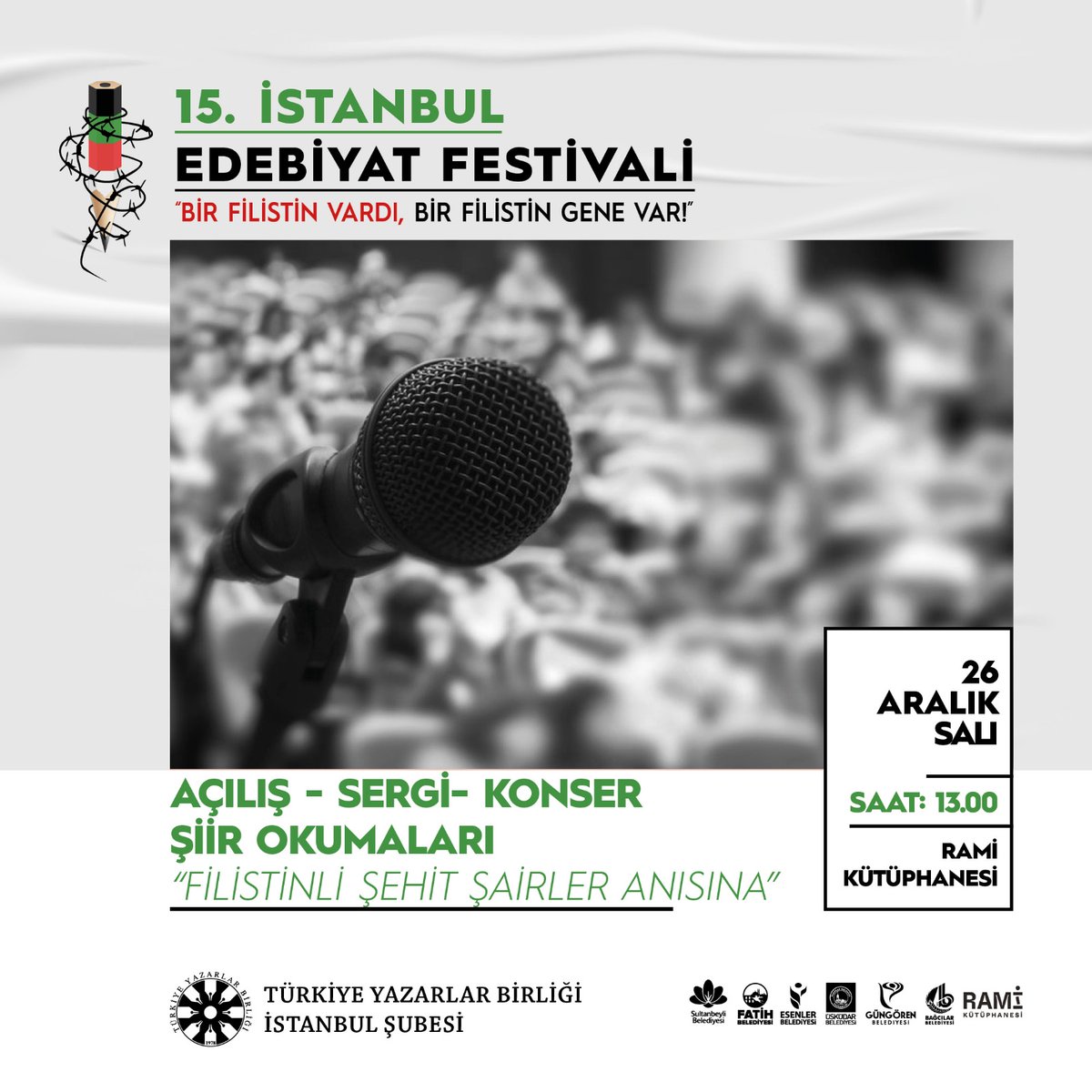 ''Bir Filistin vardı
Bir Filistin gene var!''