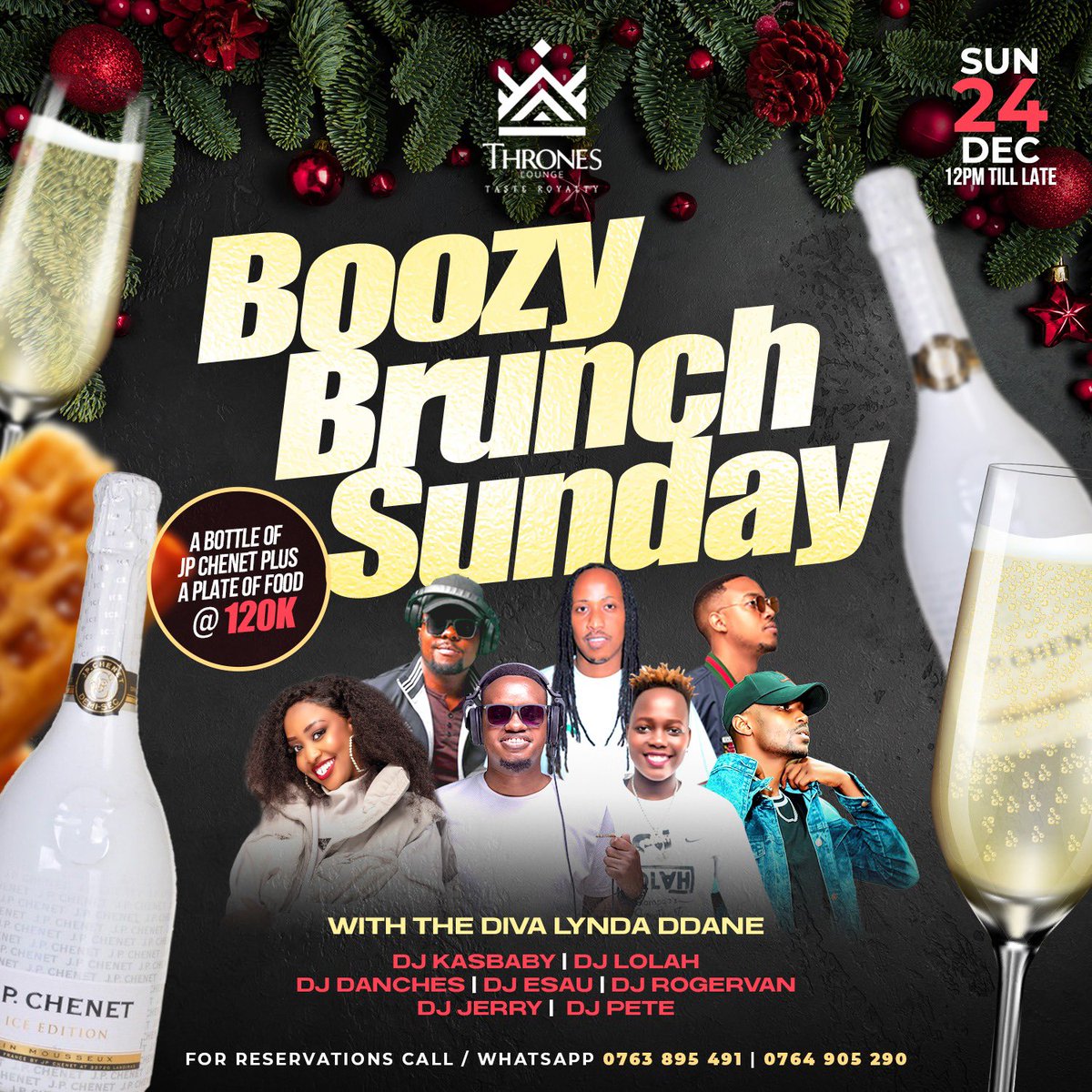 Boozy Xmas?  My Kampala villagers 😂 come through
#BoozyBrunch