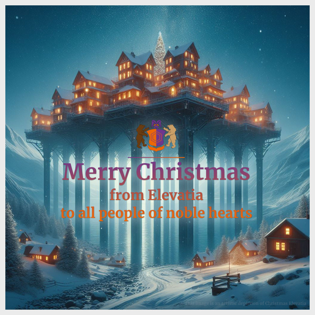 ElevatiaNation's tweet photo. Merry Christmas to all people of noble hearts! https://t.co/Jrn6GYrtV3