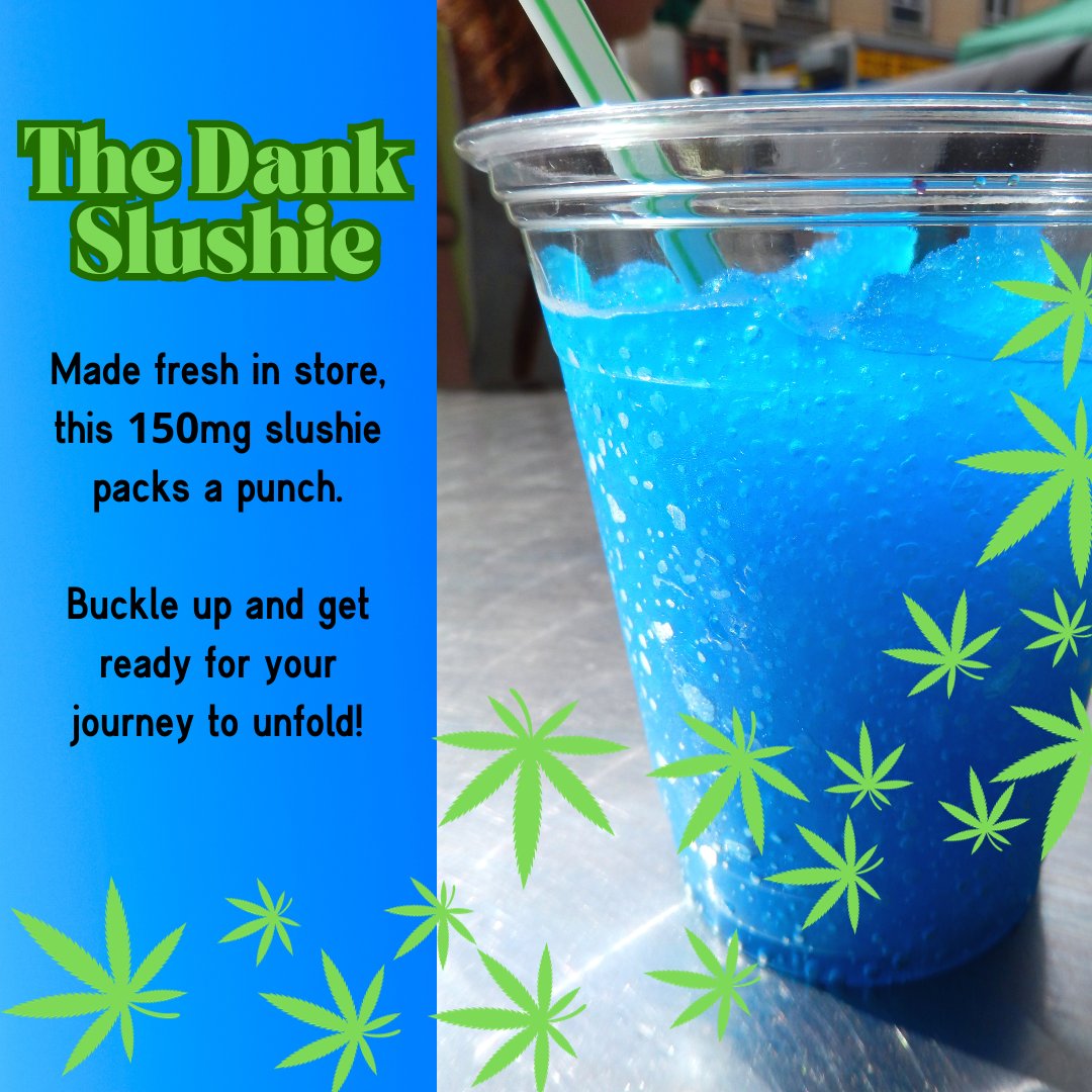 🥤💥 Made in-house, 150mg slushie is a powerful punch in every sip!!! 

❌Nothing for sale- Educational purposes only❌

#FreshBrew #SlushiePower #AdventureAwaits #DankBank