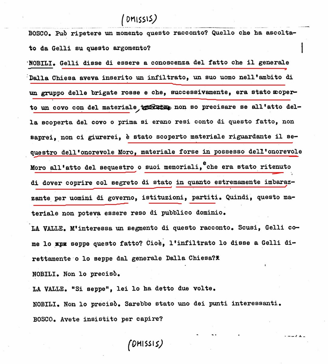 Wikileaks_Ita's tweet photo. #MoroFiles Dep con omissis di Umberto #Nobili uff🕵️♀️servizi segreti 🇮🇹 sul Gen #DallaChiesa che aveva un infiltrato tra le #BR che, prima dell'irruzione covo #Montenevoso, lo informa presenza doc su #Moro compromettenti per uomini di Gov, Istit e partiti che vanno segretati (1982) https://t.co/15Vl5wCcp0